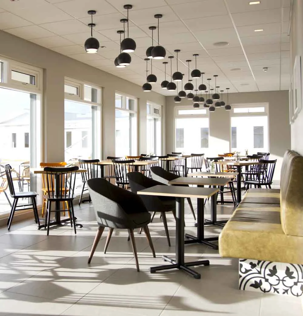 Restaurant Bistro de l’hôtel Stracta en Islande