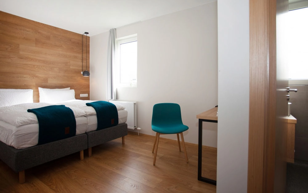 Chambre supérieure de l’hôtel Stracta en Islande