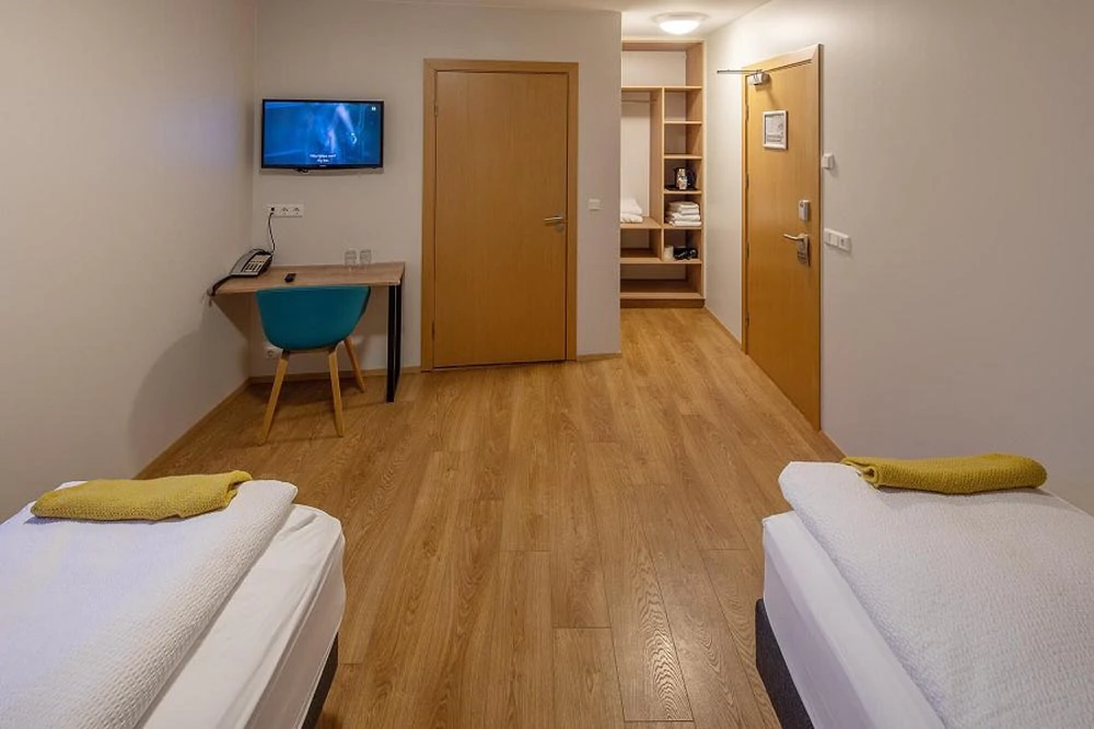 Chambre standard twin de l’hôtel Stracta en Islande