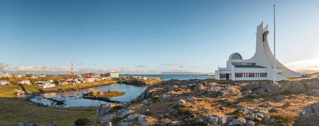 L'église de Stykkisholmskirkja à Stykkisholmur en Islande