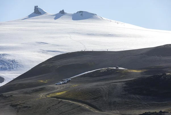 Les contrastes du Snaefellsjokull en Islande