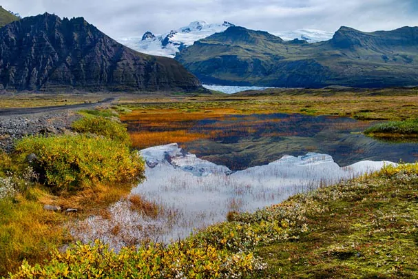 Les paysages du parc national de Skaftafell en Islande