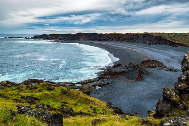 Djupalonssandur dans le parc national de Snaefellsjokull en Islande