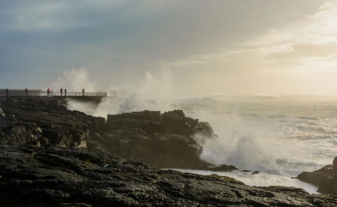 Le promontoire de Brimketill sur la côte sauvage islandaise