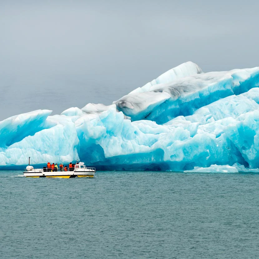 Croisière au Jokulsarlon