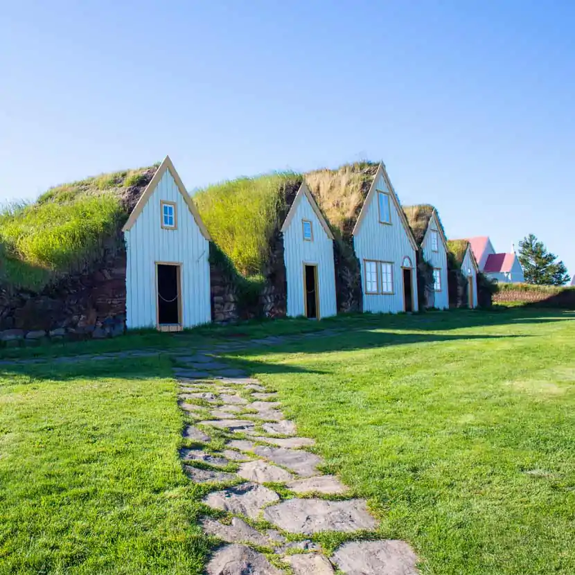 La ferme de Glaumbaer en Islande