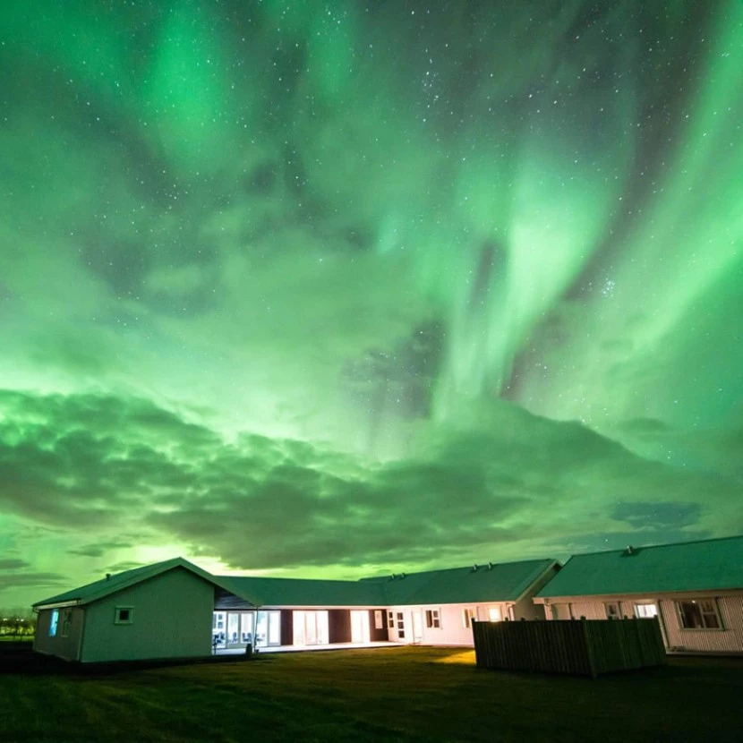 L’hôtel Vos à Þykkvibær en Islande