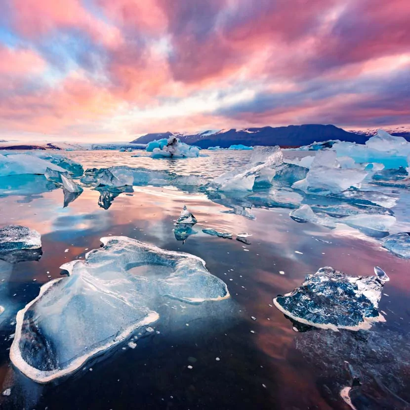 Le Jokulsarlon en Islande en Islande