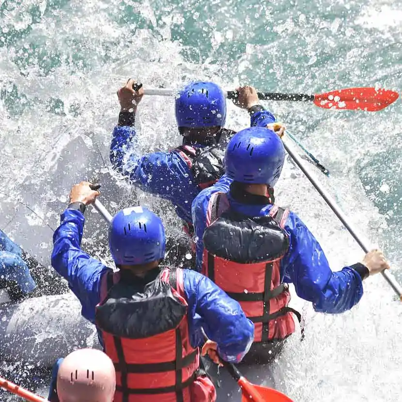 Rafting sur la East Glacial River