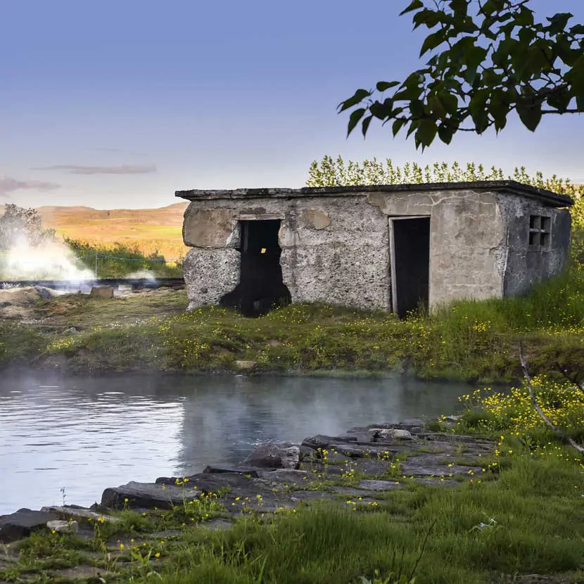 Secret Lagoon en Islande