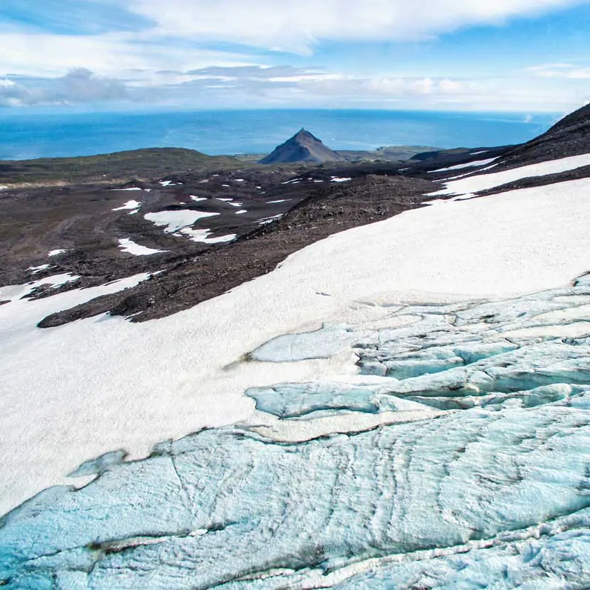 Le Snaefellsjokull en Islande