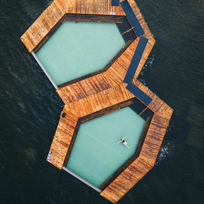 Les Vök Baths en Islande